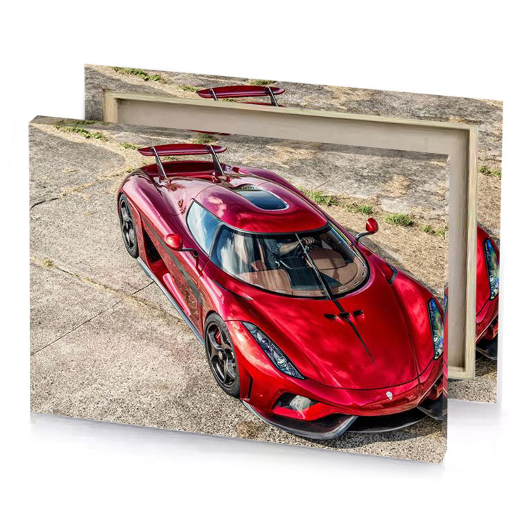the new kobo supercar is a with engine burgundy canvas