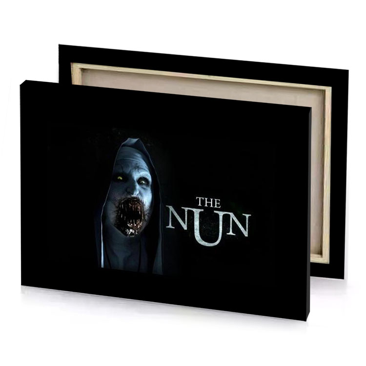the nun smoky black canvas