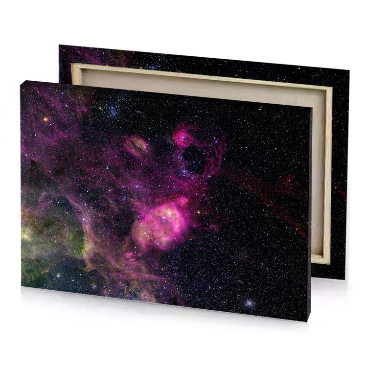 the orion nebula deep cerise canvas