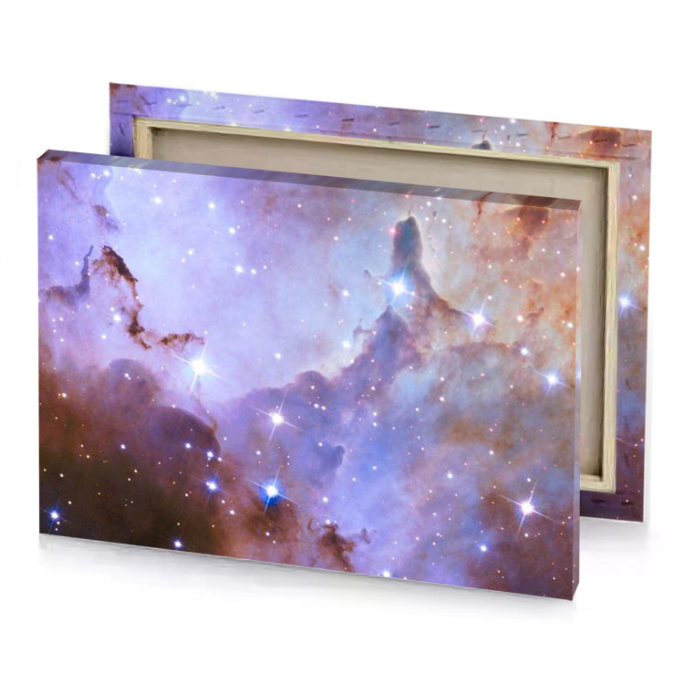 the orion nebula medium purple canvas