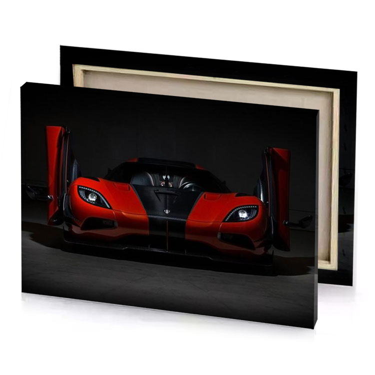the pagan supercar is a that can be driven by dark red canvas