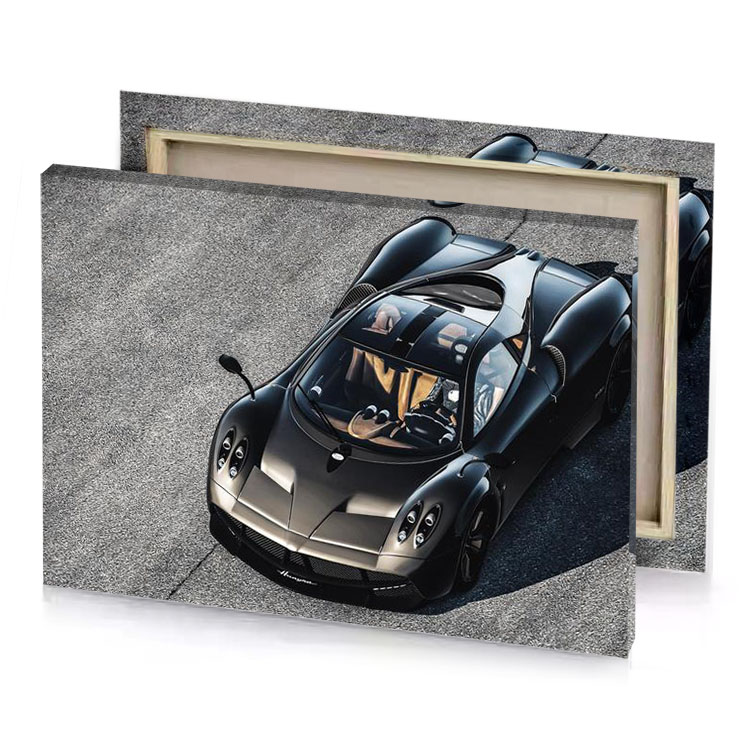 the pagan supercar is a that can be driven by smoky black canvas