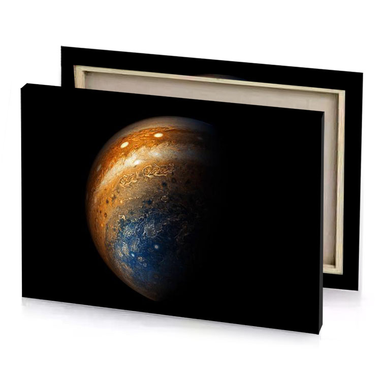the planet jupiter as seen by nasa astronauts copper canvas