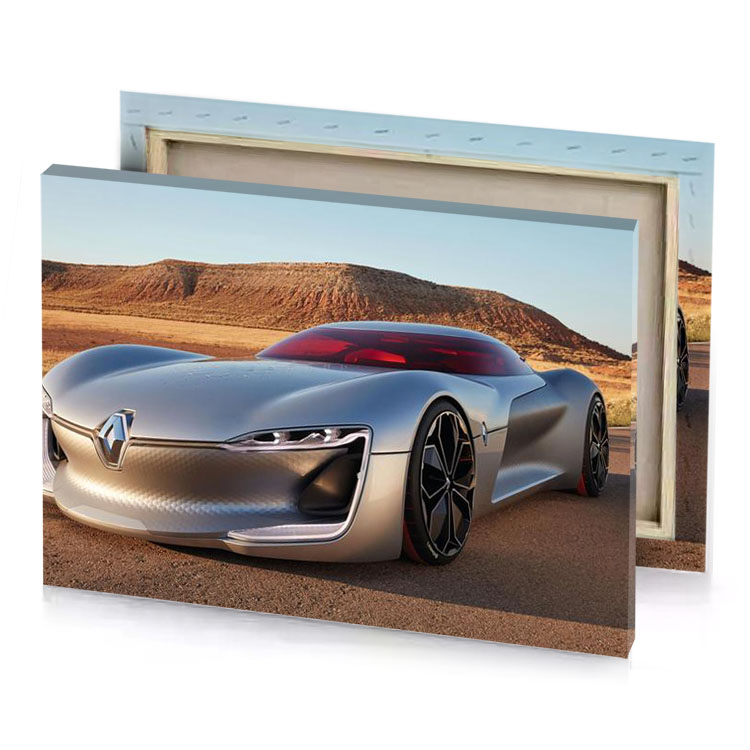 the renault vision concept is a car slate gray canvas