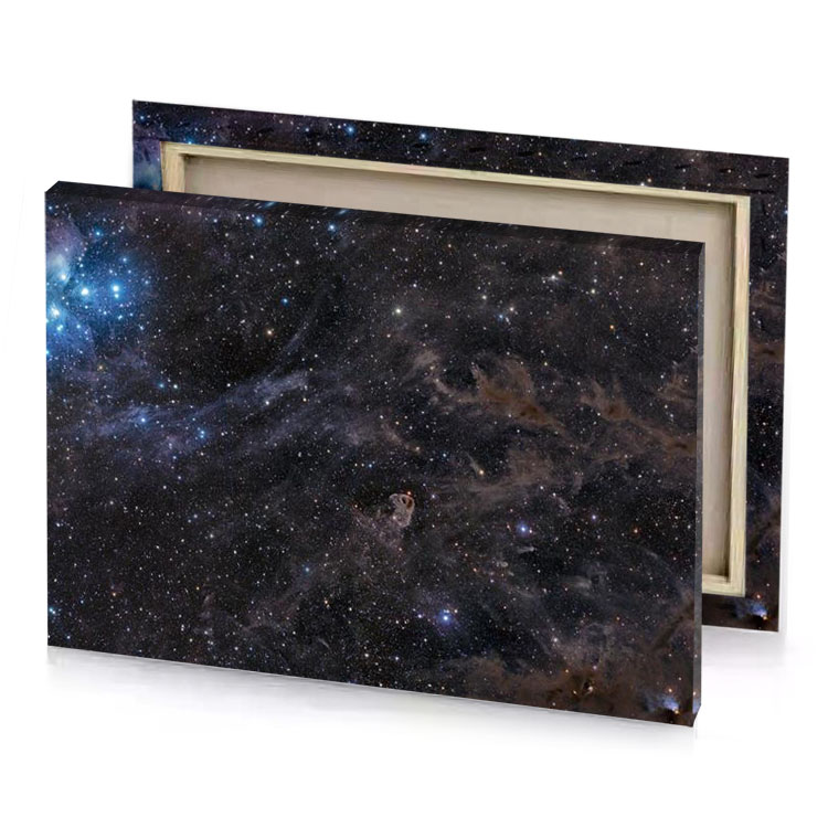 the taranuia nebula and star cluster lapis lazuli canvas