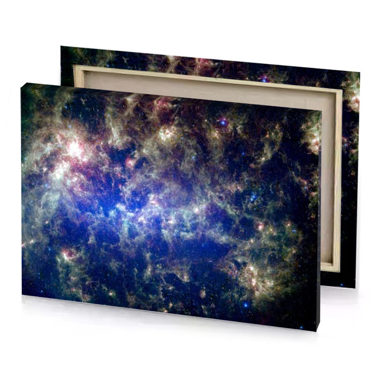 the taranuia nebula dark slate blue canvas
