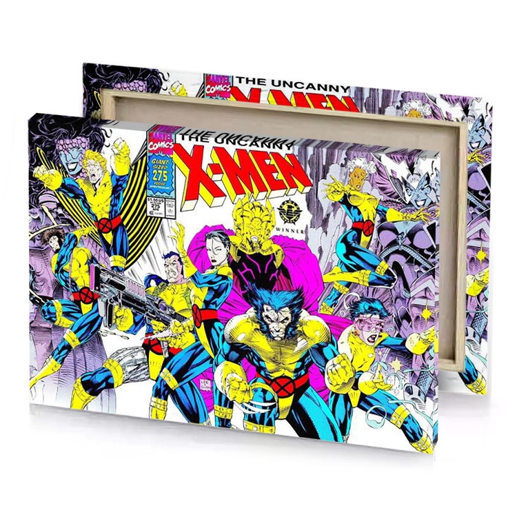 the uncanny x men by mark mc canary yellow canvas