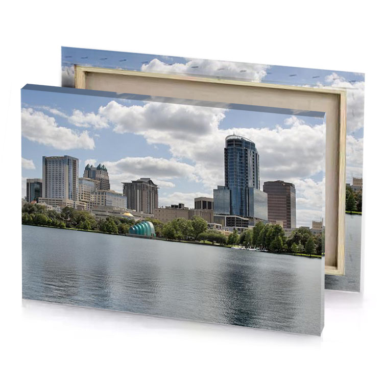 the water is calm dim gray canvas