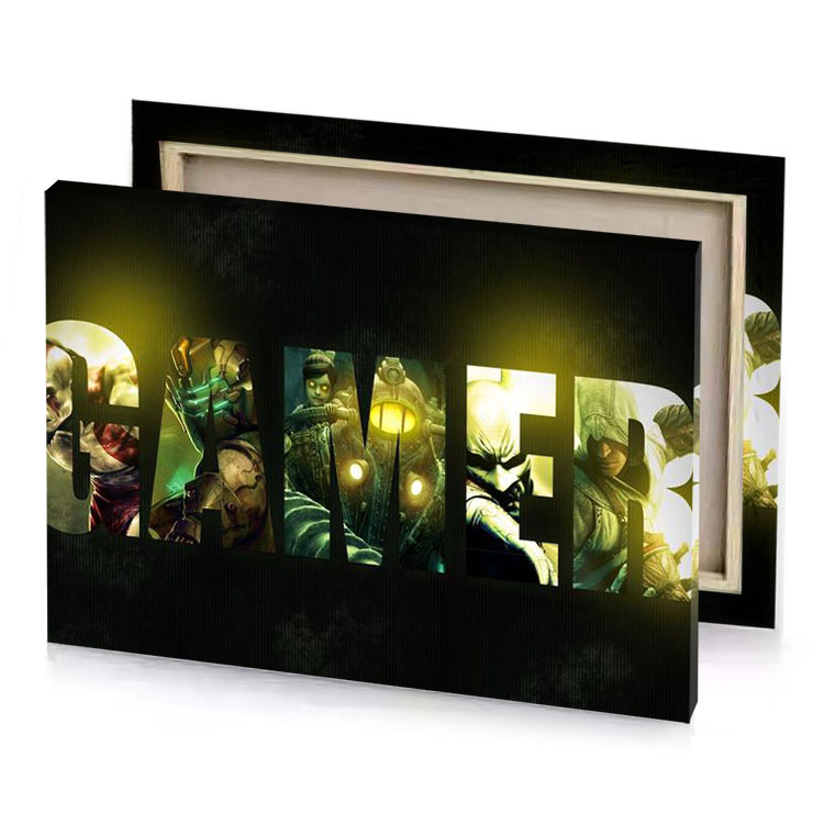 the word halo is surrounded by a group of superheros bistre canvas