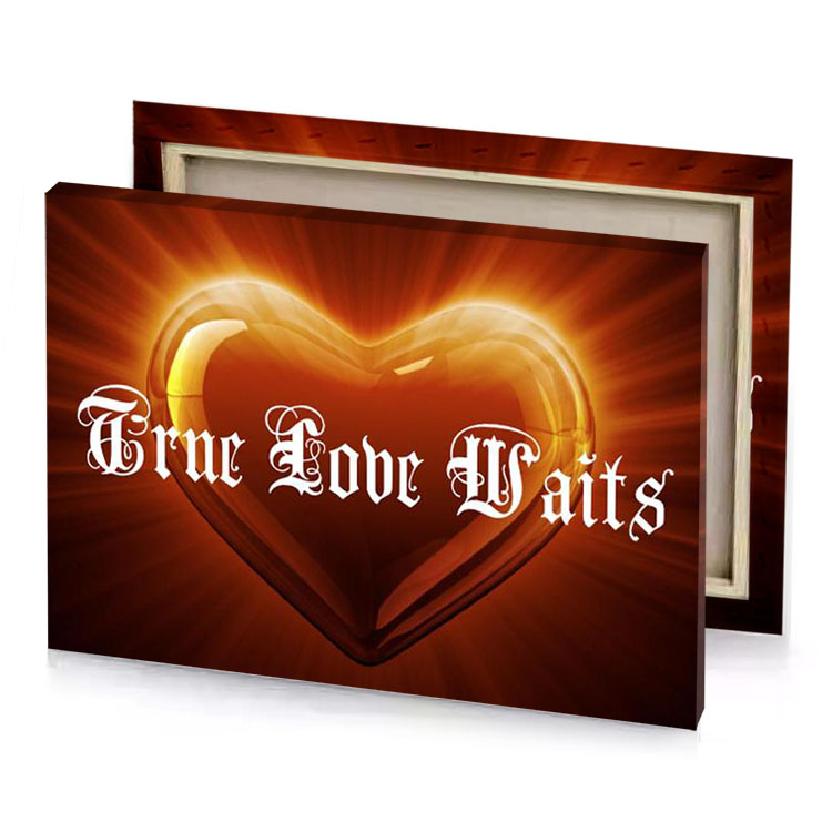 true love quotes firebrick canvas