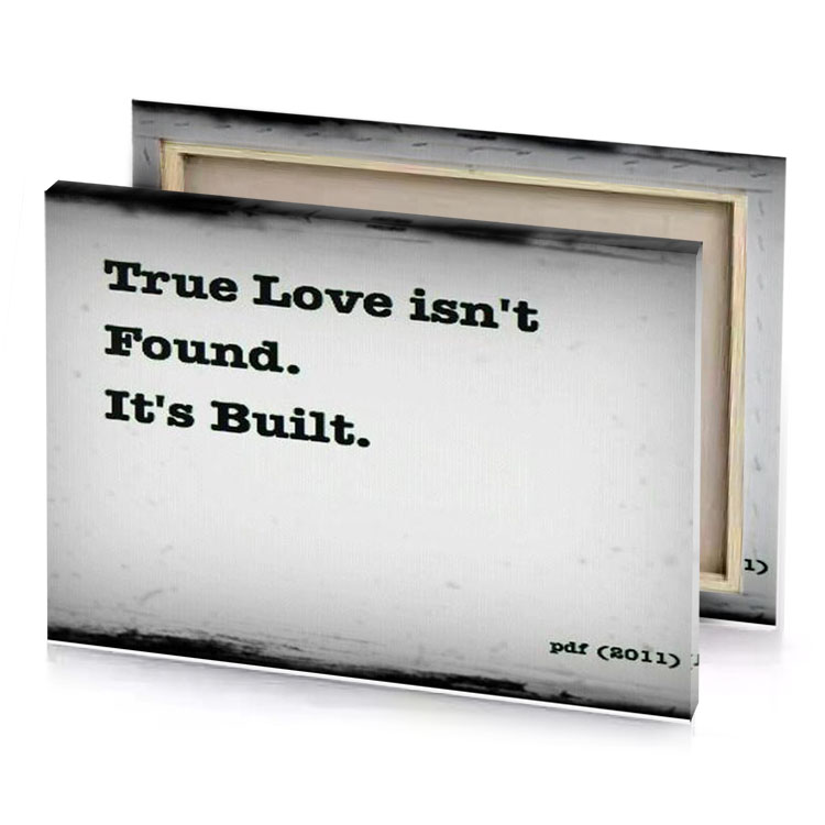 true love quotes platinum canvas
