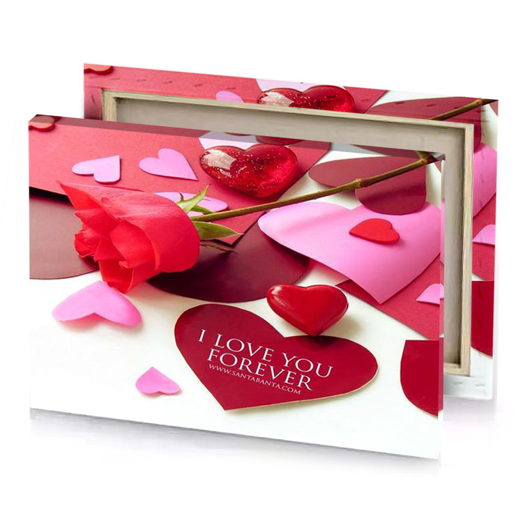 valentine day messages for girlfriend brown canvas