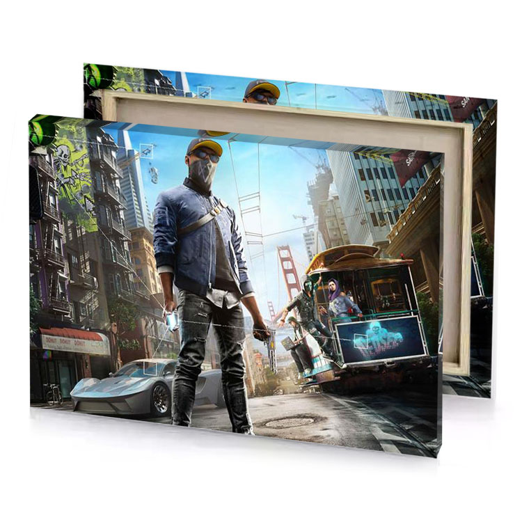 watch dogs screenshote lavender canvas