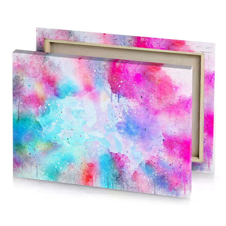 watercolor abstract background periwinkle canvas