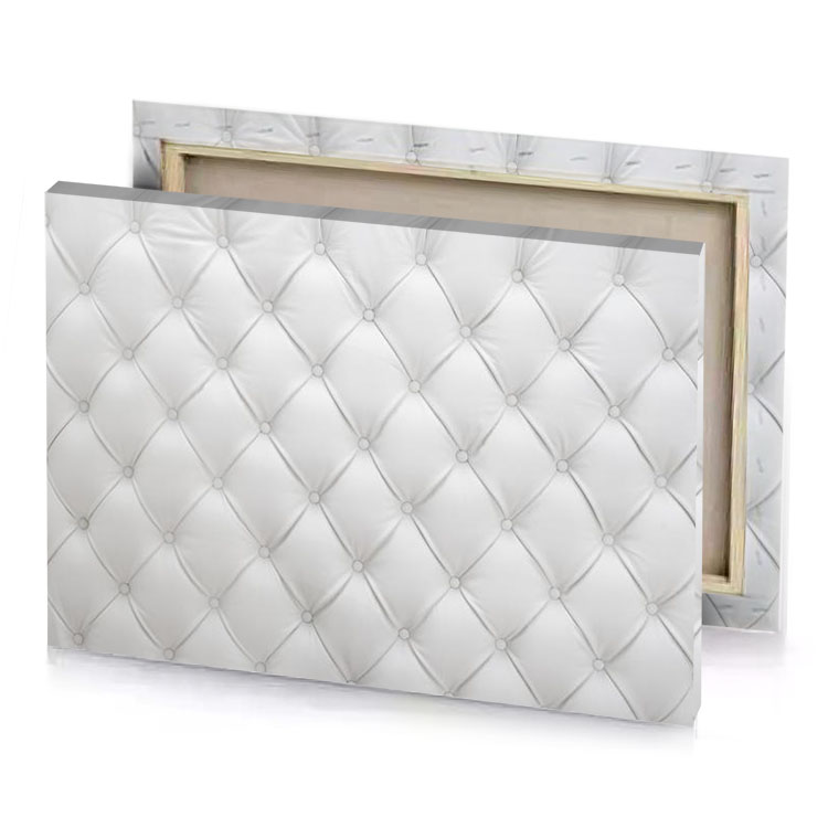 white leather texture background photo canvas