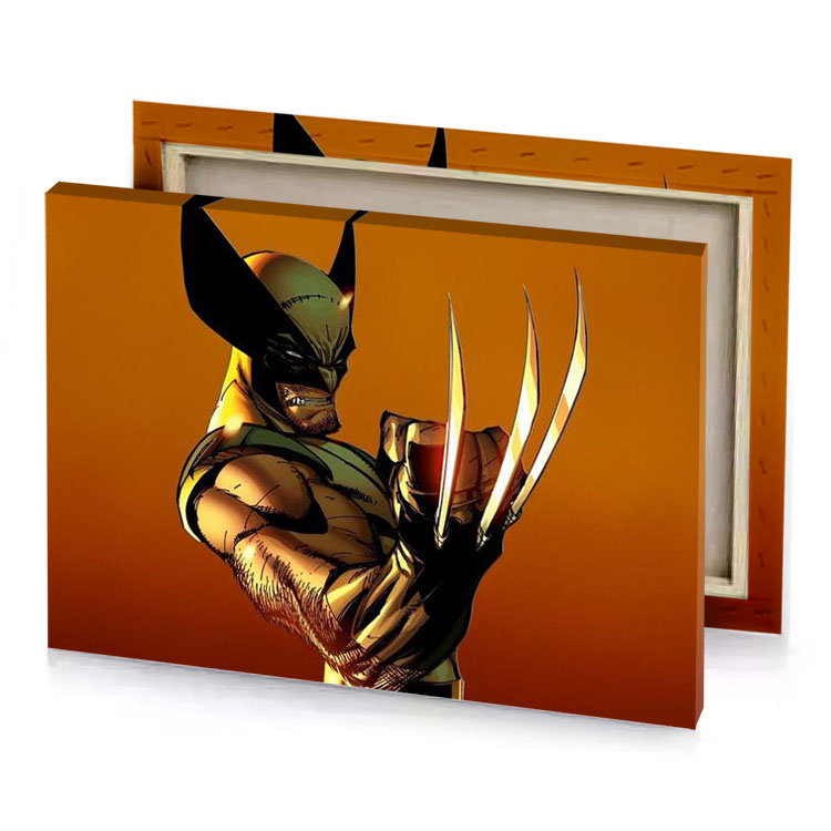wolverine sepia canvas