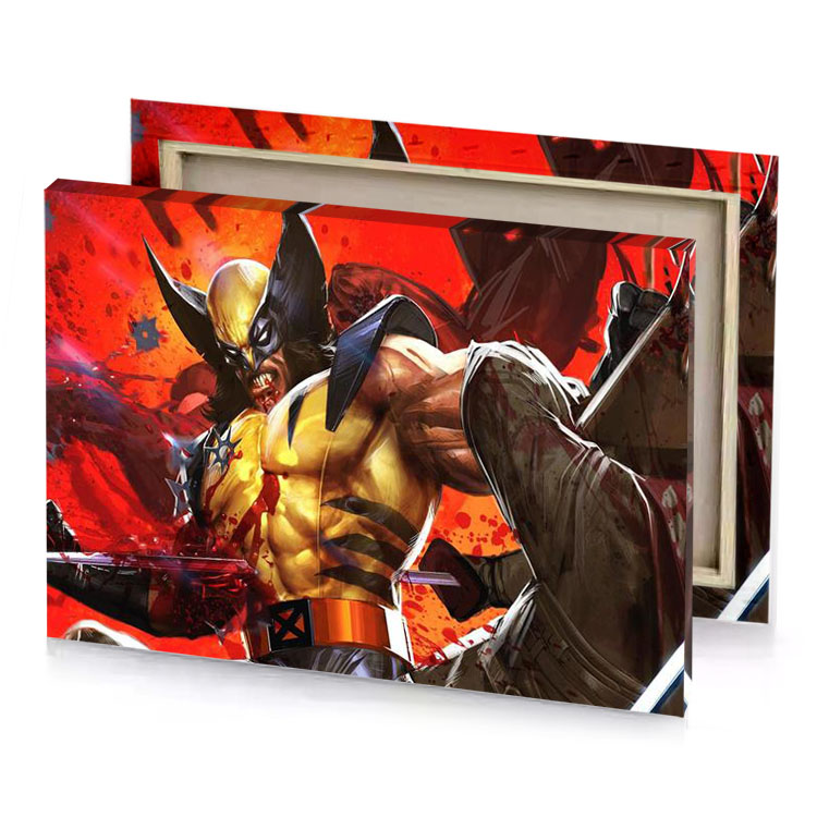 wolverine yellow orange canvas