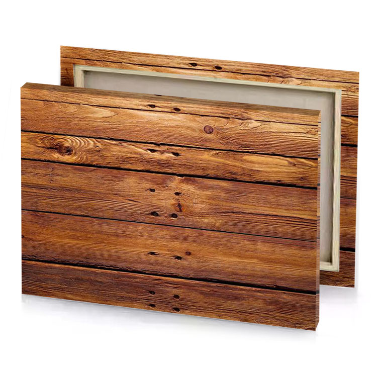 wood texture background photo bistre canvas