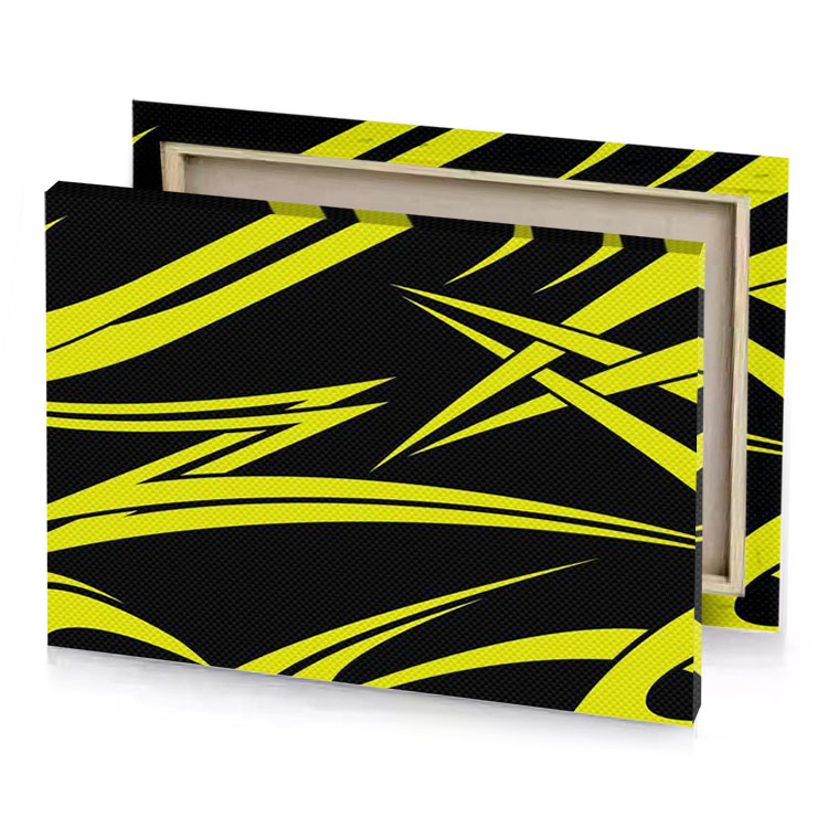 yellow and black abstract background canary canvas